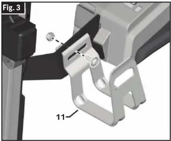 BOSCH GTH 18V-50 M Professional - Removing the Utility Hook - 1