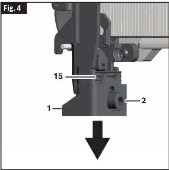 BOSCH GTH 18V-50 M Professional - Reversing the Position - 1