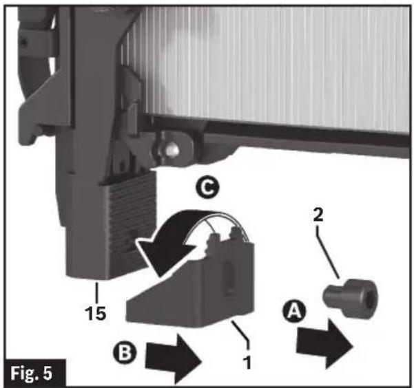 BOSCH GTH 18V-50 M Professional - Inversión de la posición - 2