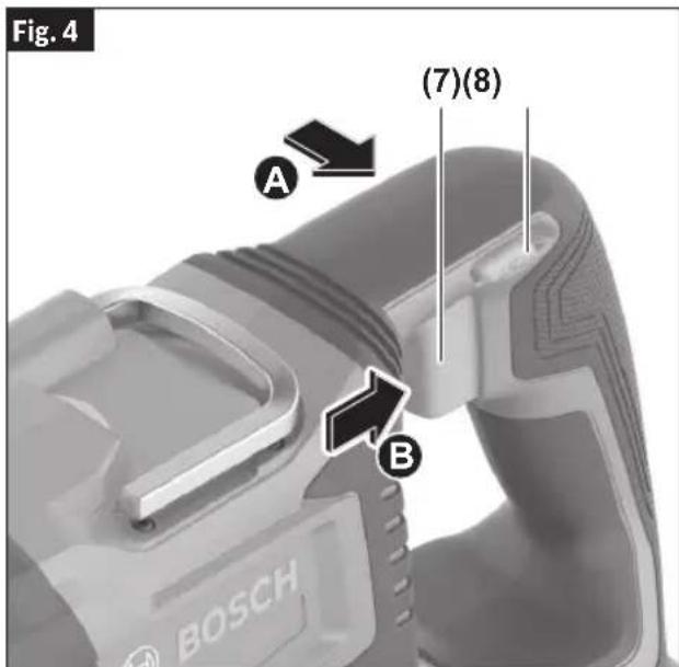 BOSCH GSA 18V-126 Professional - Variable Speed Trigger Switch - 1