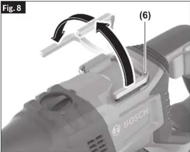 BOSCH GSA 18V-126 Professional - WARNING - 2