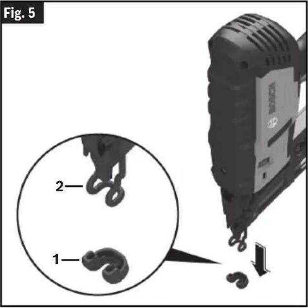 BOSCH GNH18V-16MA Professional - Remplacement du tampon ne laissant pas de marques - 1