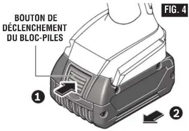 BOSCH GSA 18V-083 Professional - Insertion et retrait du bloc-piles - 2