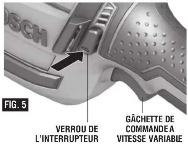 BOSCH GSA 18V-083 Professional - Verrou de l'interrupteur - 1
