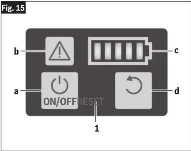 BOSCH GNB 18V-12 Professional - Status Indicator - 1