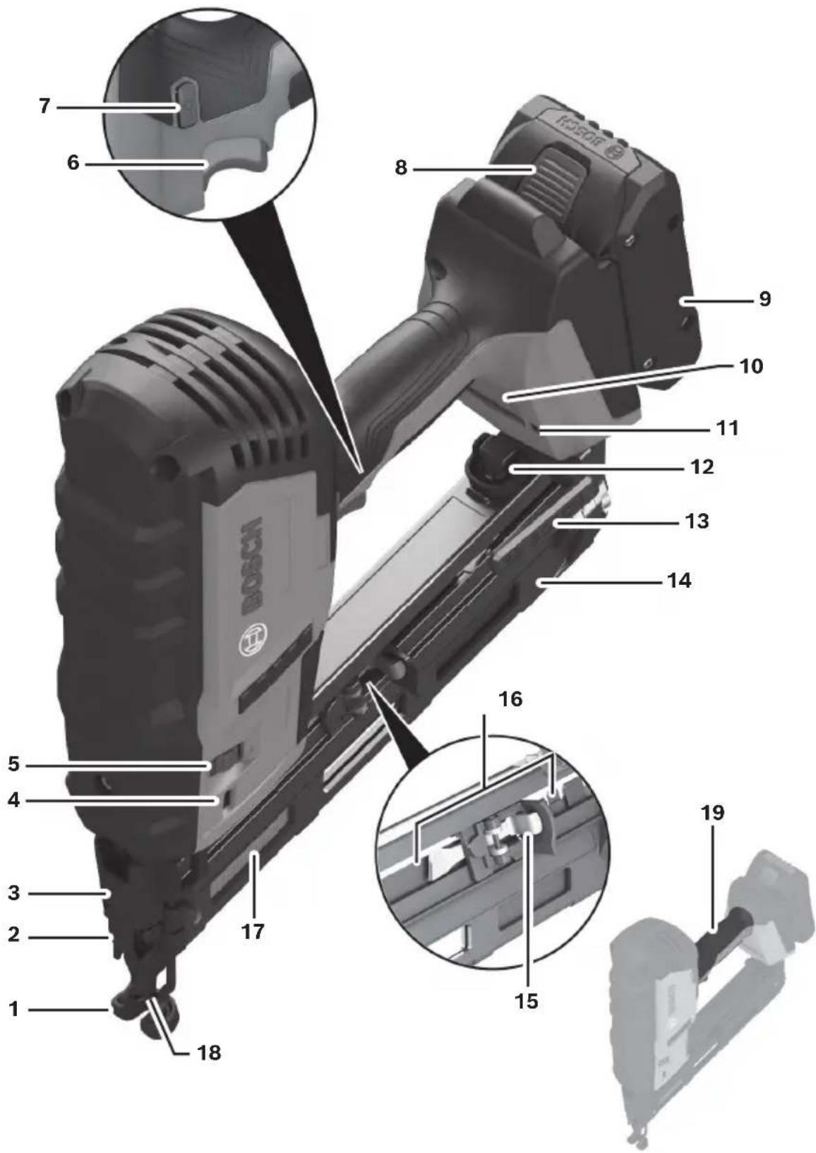 BOSCH GNH 18V-15MA Professional - Symboles - 7