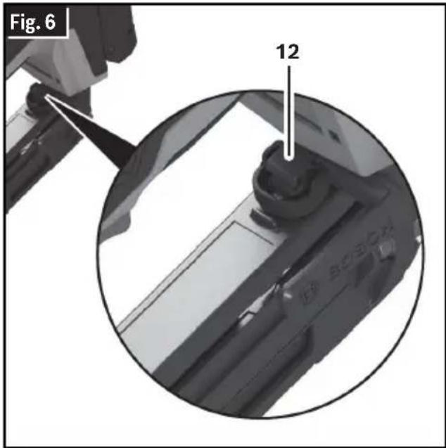 BOSCH GNH 18V-15MA Professional - Stockage du tampon ne laissant pas de marques - 1