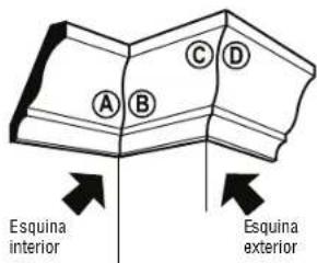 BOSCH CM8S Professional - ▼ AJUSTES DE INGLETE Y BISEL PARA CORTES DE MOLDURA DE CORONA ESTÁNDAR - 2