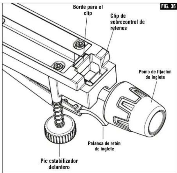 BOSCH CM8S Professional - ▼ AJUSTE DEL PIE ESTABILIZADOR DELANTERO - 2