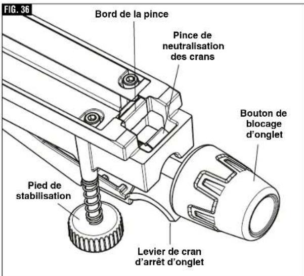 BOSCH CM8S Professional - ▼ RÉGLAGE DU PIED DE STABILISATION AVANT - 2