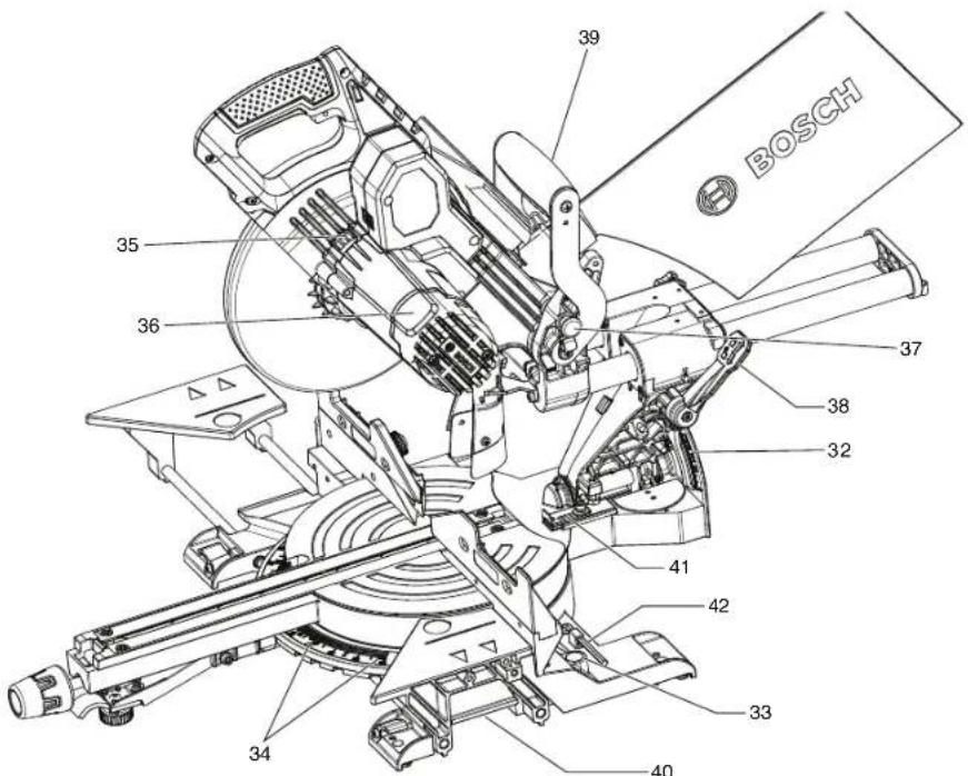 BOSCH CM8S Professional - Familiarisez-vous avec votre scie à onglet - 1