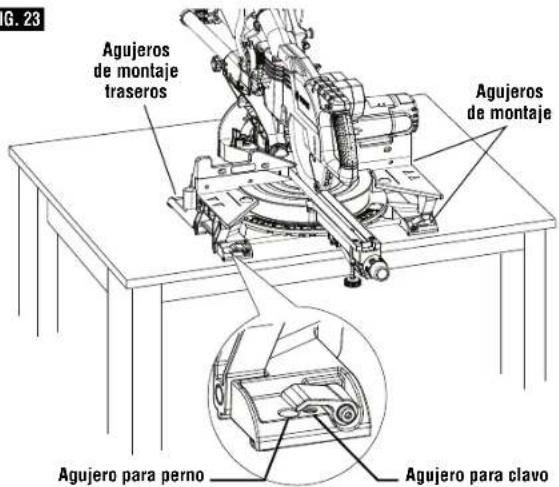 BOSCH CM8S Professional - ▼ MONTAJE TEMPORAL UTILIZANDO ABRAZADERAS - 1