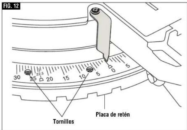 BOSCH CM8S Professional - ▼ AJUSTE DEL INDICADOR DE LA ESCALA DE INGLETES - 1