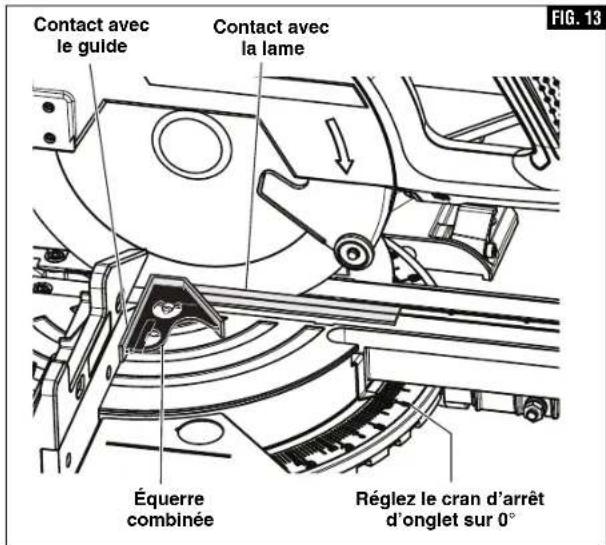 BOSCH CM8S Professional - ▼ RÉGLAGE DU POINTEUR DE L'ÉCHELLE GRADUÉE D'ONGLET - 2