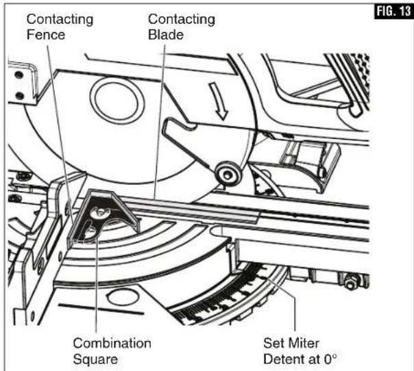BOSCH CM8S Professional - ▼ MITER SCALE POINTER ADJUSTMENT - 2