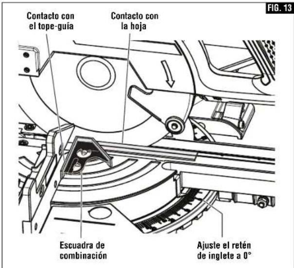 BOSCH CM8S Professional - ▼ AJUSTE DEL INDICADOR DE LA ESCALA DE INGLETES - 2