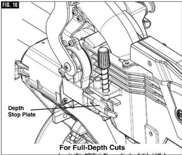 BOSCH CM8S Professional - ▼ SETTING BLADE DEPTH FOR NON-THROUGH CUTS FOR CUTTING GROOVES - 1