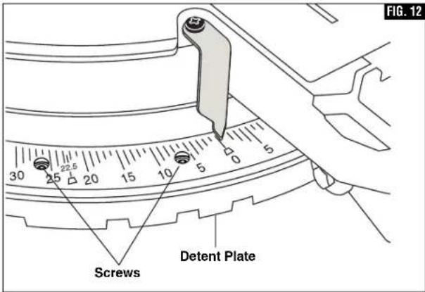 BOSCH CM8S Professional - ▼ MITER SCALE POINTER ADJUSTMENT - 1