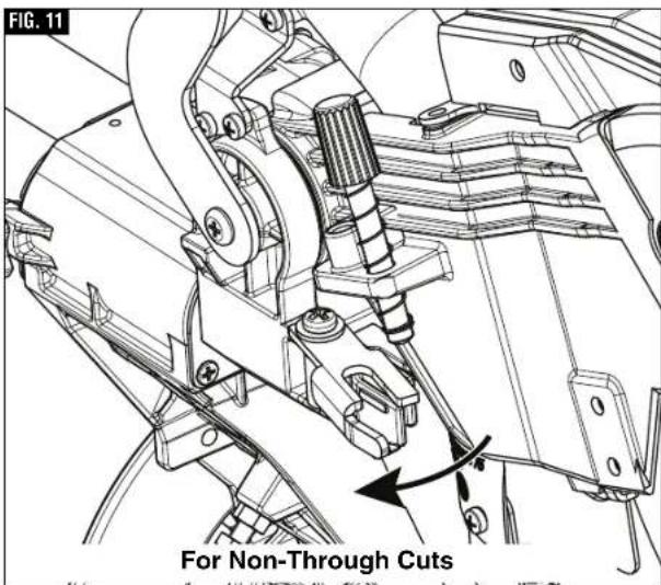 BOSCH CM8S Professional - ▼ SETTING BLADE DEPTH FOR NON-THROUGH CUTS FOR CUTTING GROOVES - 2