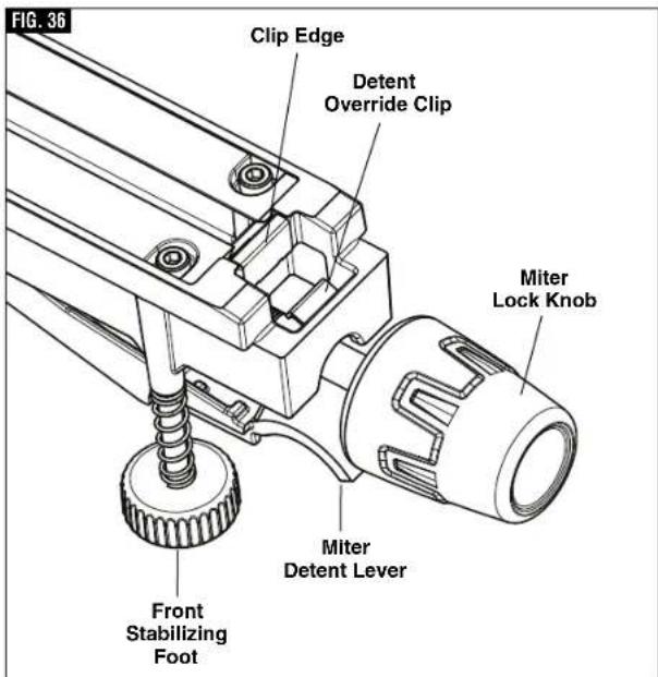 BOSCH CM8S Professional - ▼ ADJUSTING FRONT STABILIZING FOOT - 2