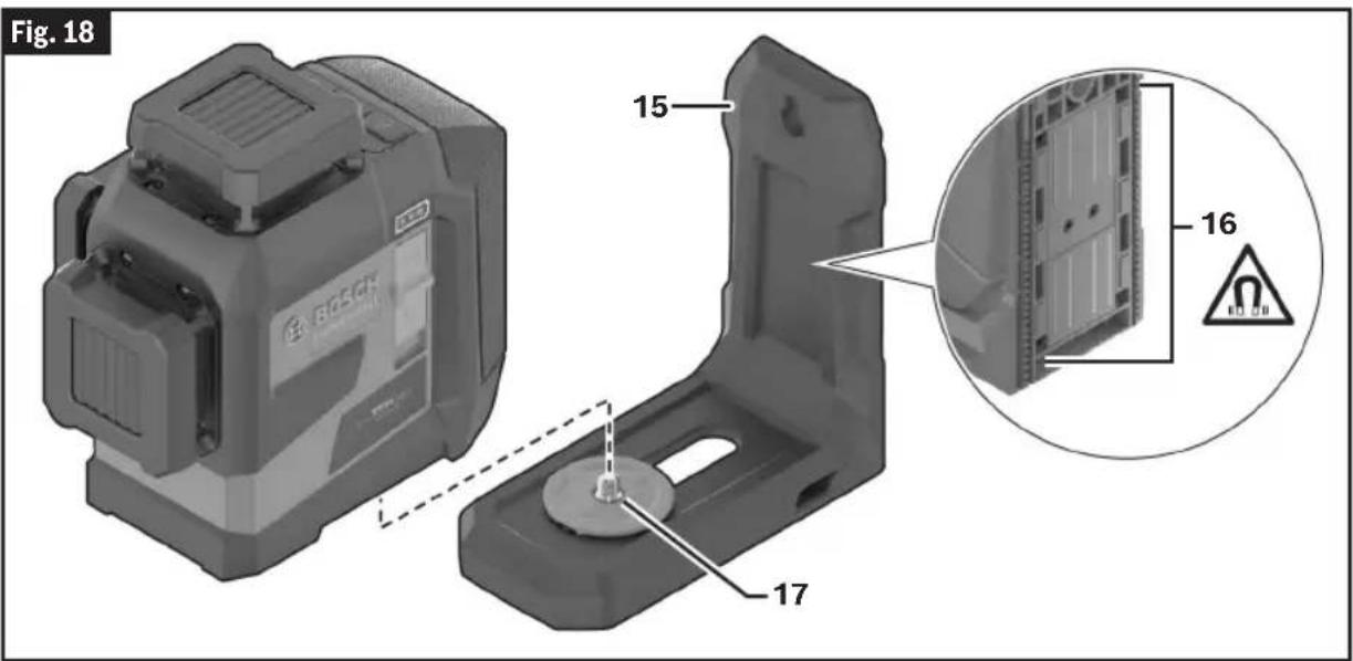 BOSCH GLL 300-42 G Professional - (Fig. 11, Fig. 18, Fig. 19, Fig. 20) - 1