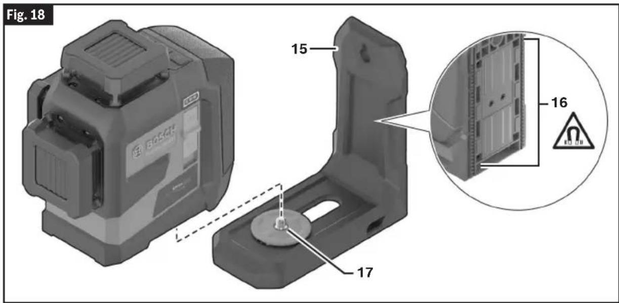 BOSCH GLL 300-42 G Professional - (Fig. 11, Fig. 18, Fig. 19, Fig. 20) - 1