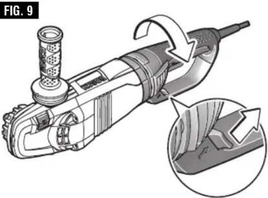 BOSCH 1994-6D Professional - PALANCA DE SUELTA DE LA CAJA DEL MOTOR (modelos 1994-6 y 1994-6D solamente) - 1