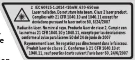 BOSCH GLL 3-300 Professional - ! AVERTISSEMENT - 1