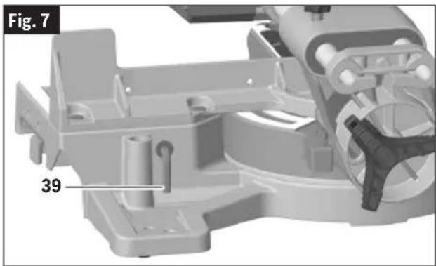 BOSCH GCM18V-07S Professional - Storing the Torx Wrench - 1