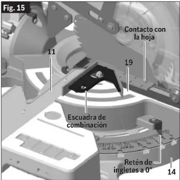 BOSCH GCM18V-07S Professional - Calibración del sistema de retenes de inglete - 2