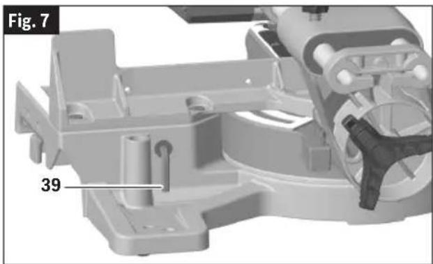 BOSCH GCM18V-07S Professional - Almacenamiento de la llave Torx - 1