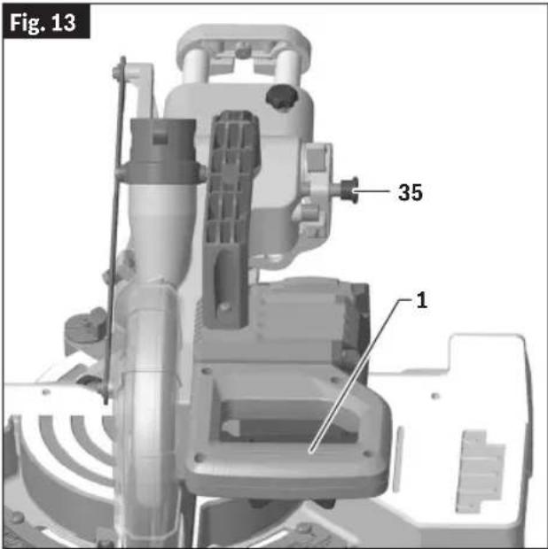 BOSCH GCM18V-07S Professional - Broche de verrouillage de l'ensemble de tête - 1