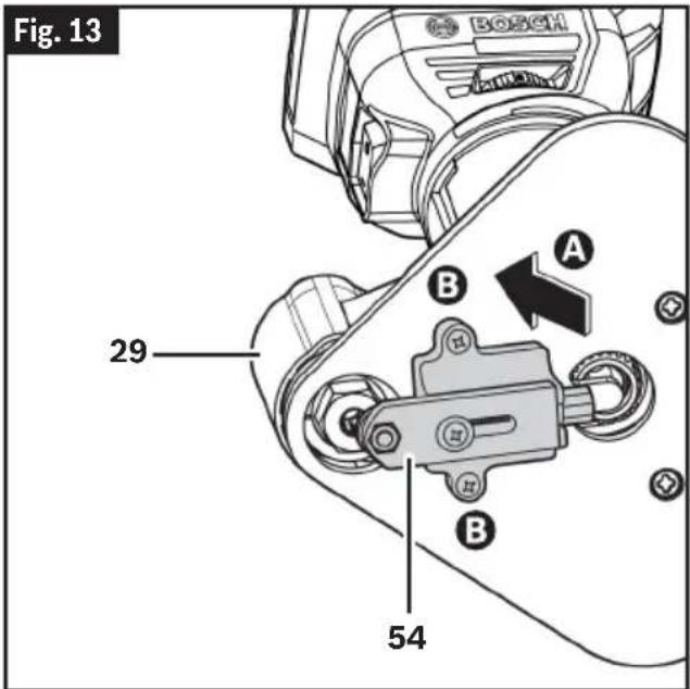 BOSCH GKF 18V-25 Professional - Attaching the Offset Base Roller/ Bushing Guide - 1