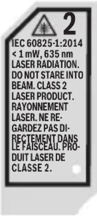 BOSCH GLM165-22 Professional - SAVE ALL WARNING AND INSTRUCTIONS FOR FUTURE REFERENCE - 1
