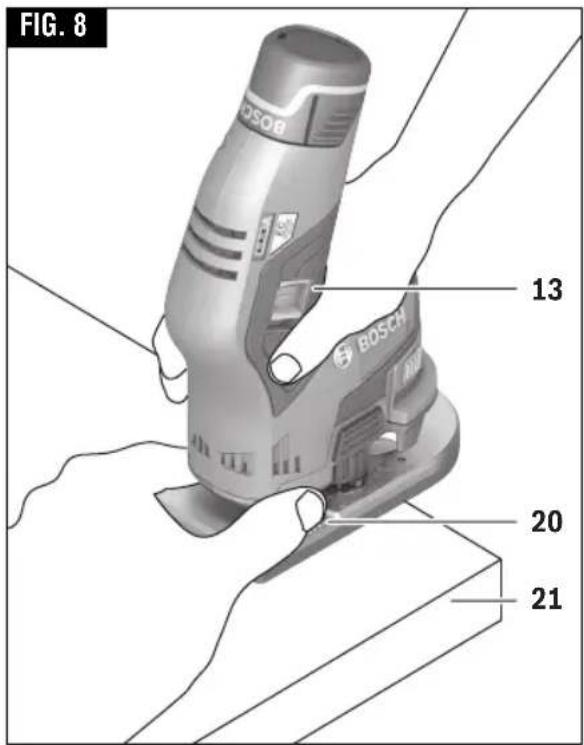 BOSCH GKF 12V-25 Professional - WARNING - 1