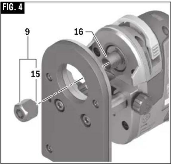 BOSCH GKF 12V-25 Professional - COLLET CHUCK CARE - 1
