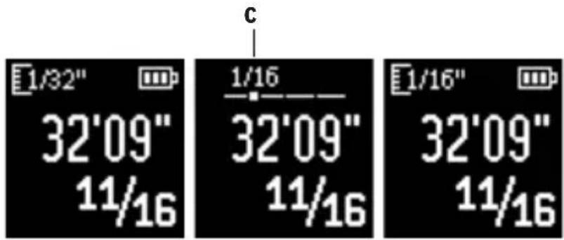 BOSCH GLM100-23 Professional - Rounding Results / Changing Product Accuracy Displayed - 1