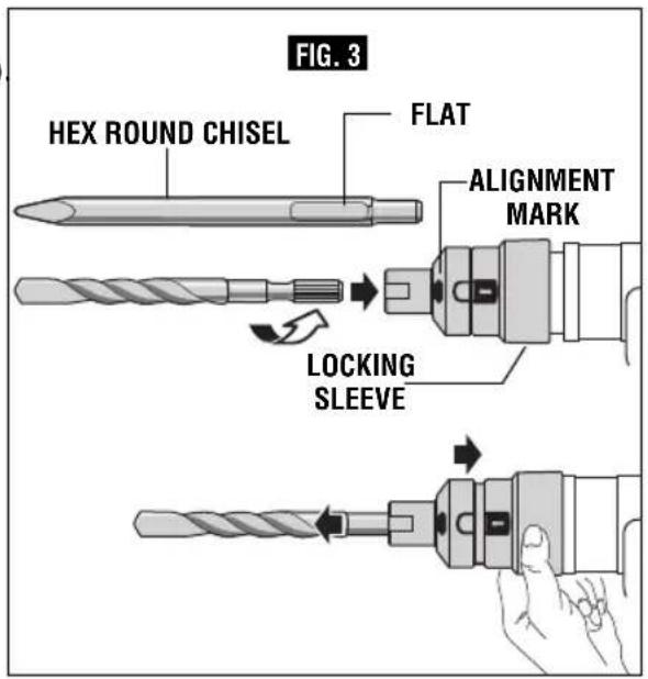 BOSCH RH540M Professional - WARNING - 2