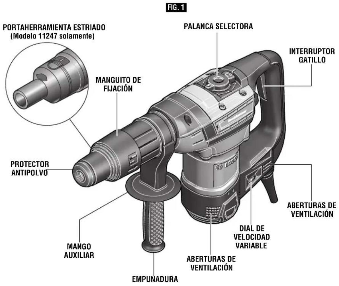 BOSCH RH540M Professional - ADVERTENCIA - 1
