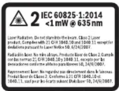 BOSCH GLM165-25G Professional - GUARDE TODAS LAS ADVERTENCIAS E INSTRUCCIONES PARA REFERENCIA FUTURA - 2