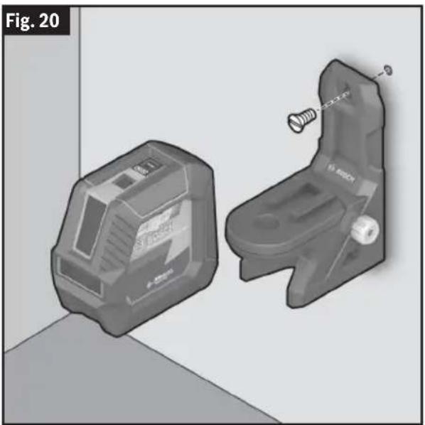 BOSCH GCL 165-42 G Professional - Fonctionnement - 2