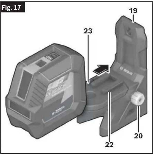 Fig. 17 19 23 BOSCH BOSCH 22 20