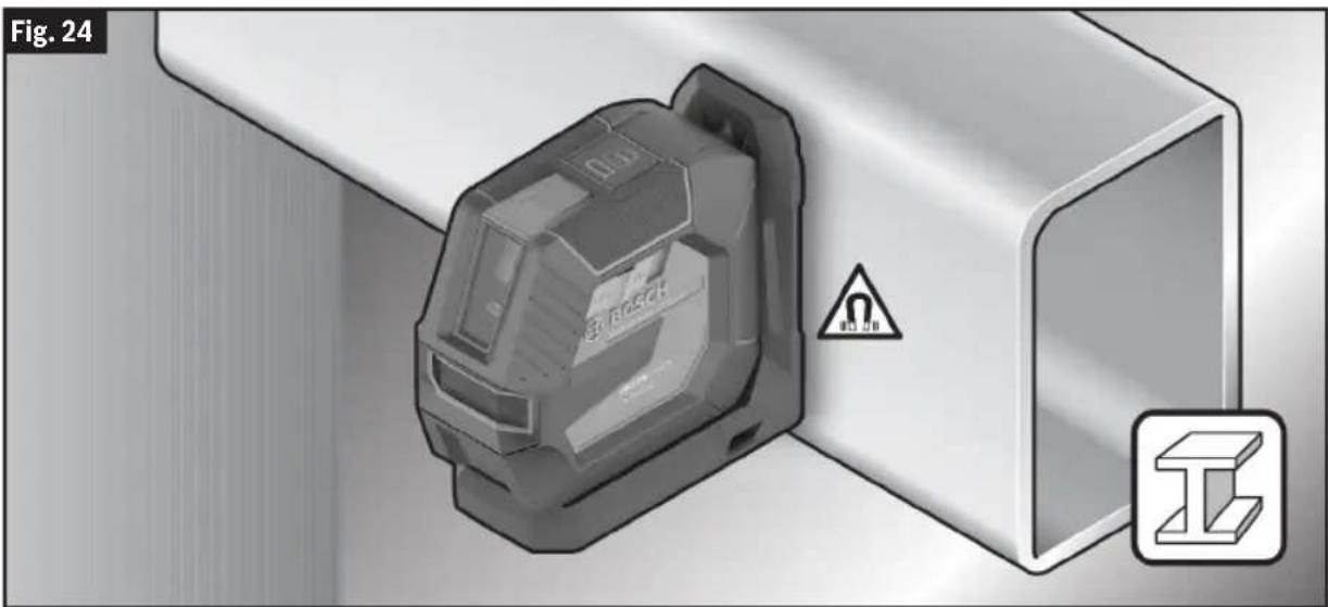 BOSCH GCL 165-42 G Professional - Fonctionnement - 1