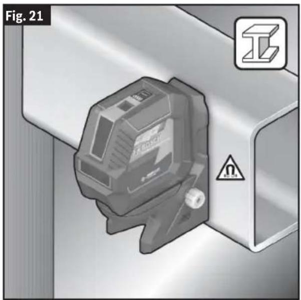 BOSCH GCL 165-42 G Professional - Fonctionnement - 4