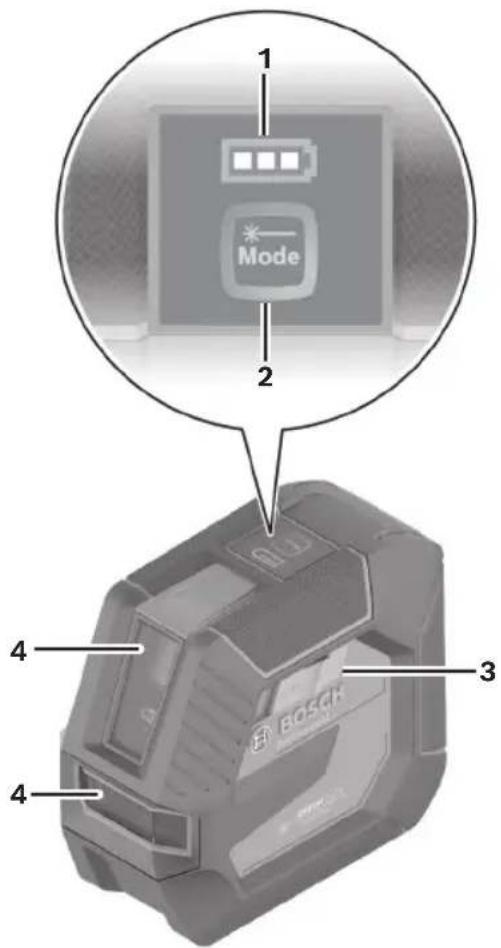 1 Mode 2 3 4 BOSCH 4