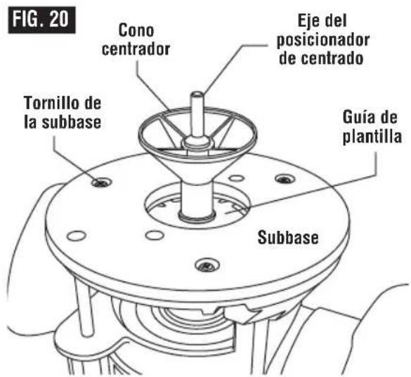 BOSCH MRF23EVS Professional - CENTRADO DE LA SUBBASE O LAS GUÍAS DE PLANTILLA - 2