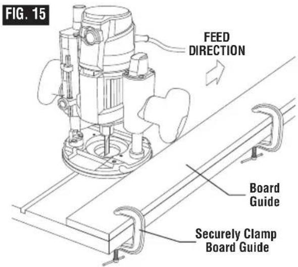 BOSCH MRF23EVS Professional - Guiding the Router - 1