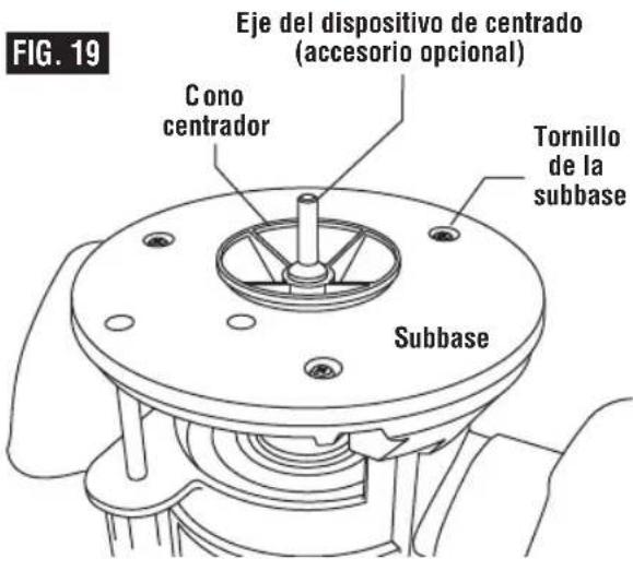 BOSCH MRF23EVS Professional - CENTRADO DE LA SUBBASE O LAS GUÍAS DE PLANTILLA - 1