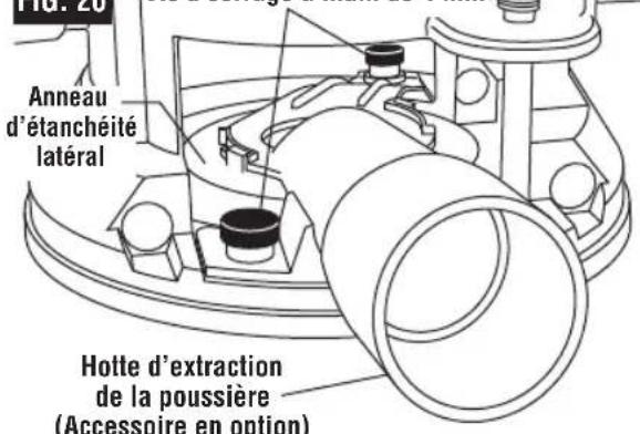 BOSCH MRF23EVS Professional - EXTRACTION DE LA POUSSIÈRE DE LA BASE FIXE - 4