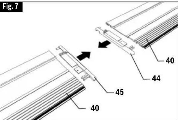 BOSCH GKT 13-225 Professional - ▼ RACCORDEMENT DE PLUSIEURS RAILS - 2